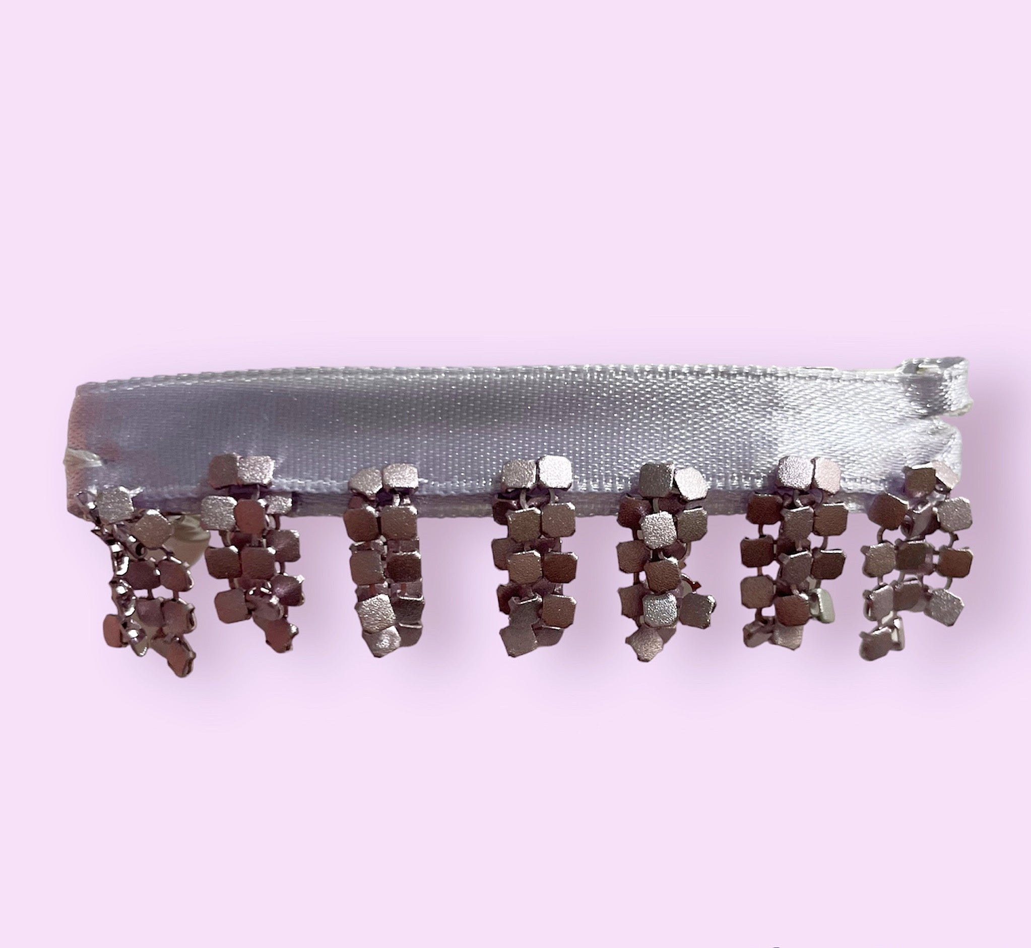 Chainmail Fringe Barrette