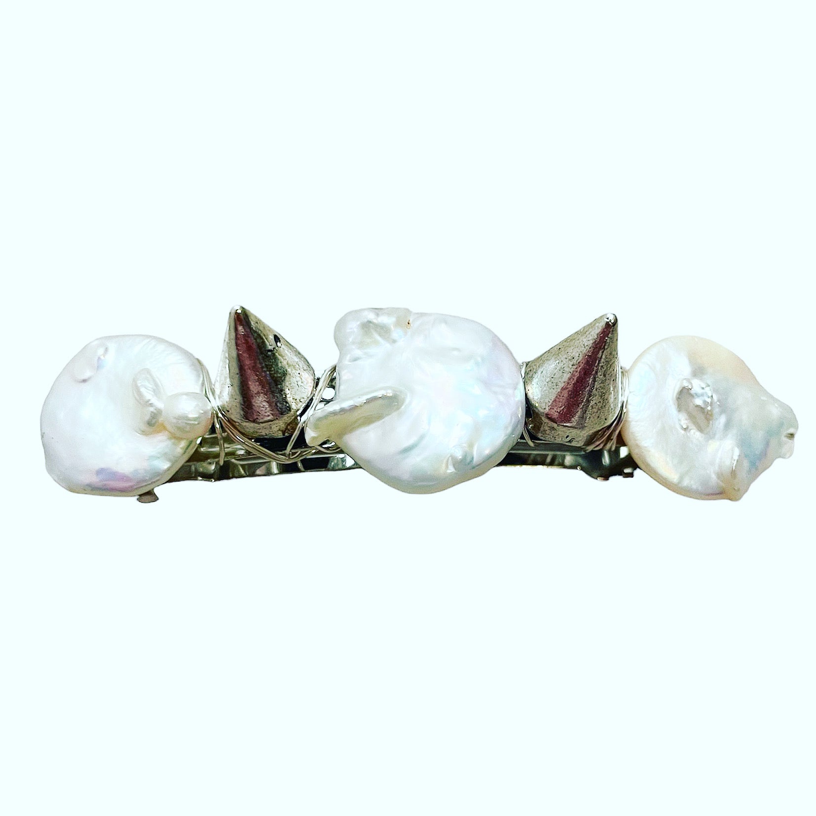 Pearl Spike Barrette