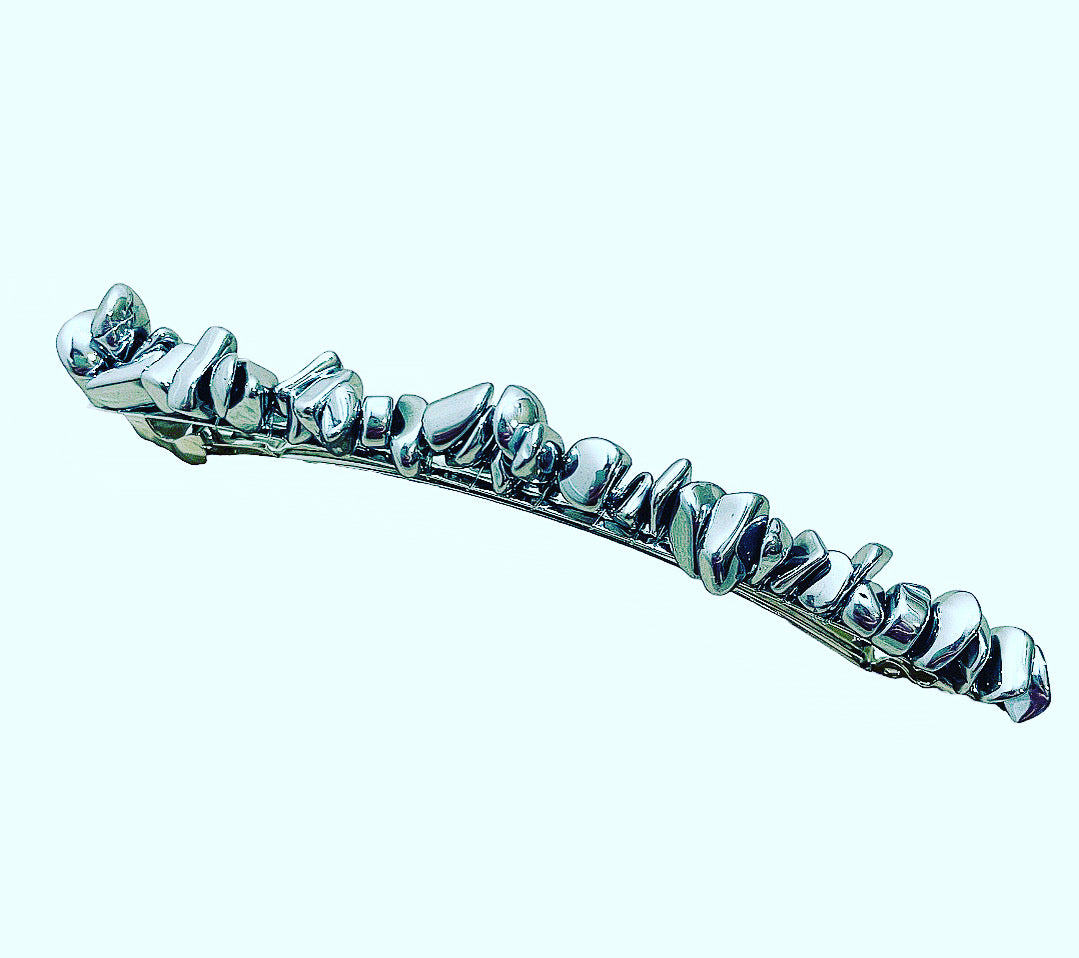 Gemstone Chip Barrette
