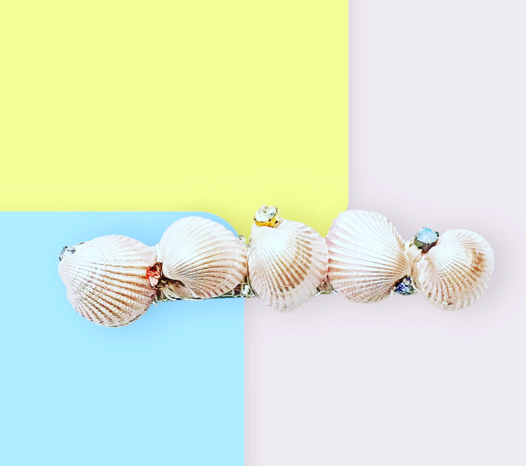 Crystal Shell Barrette