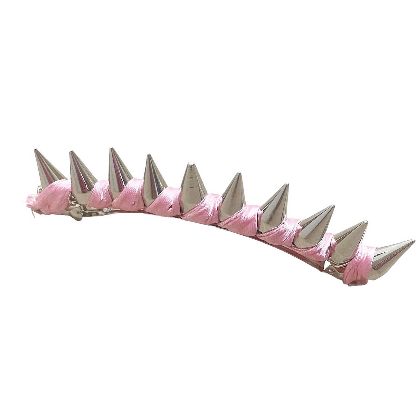 Satin Spike Barrette