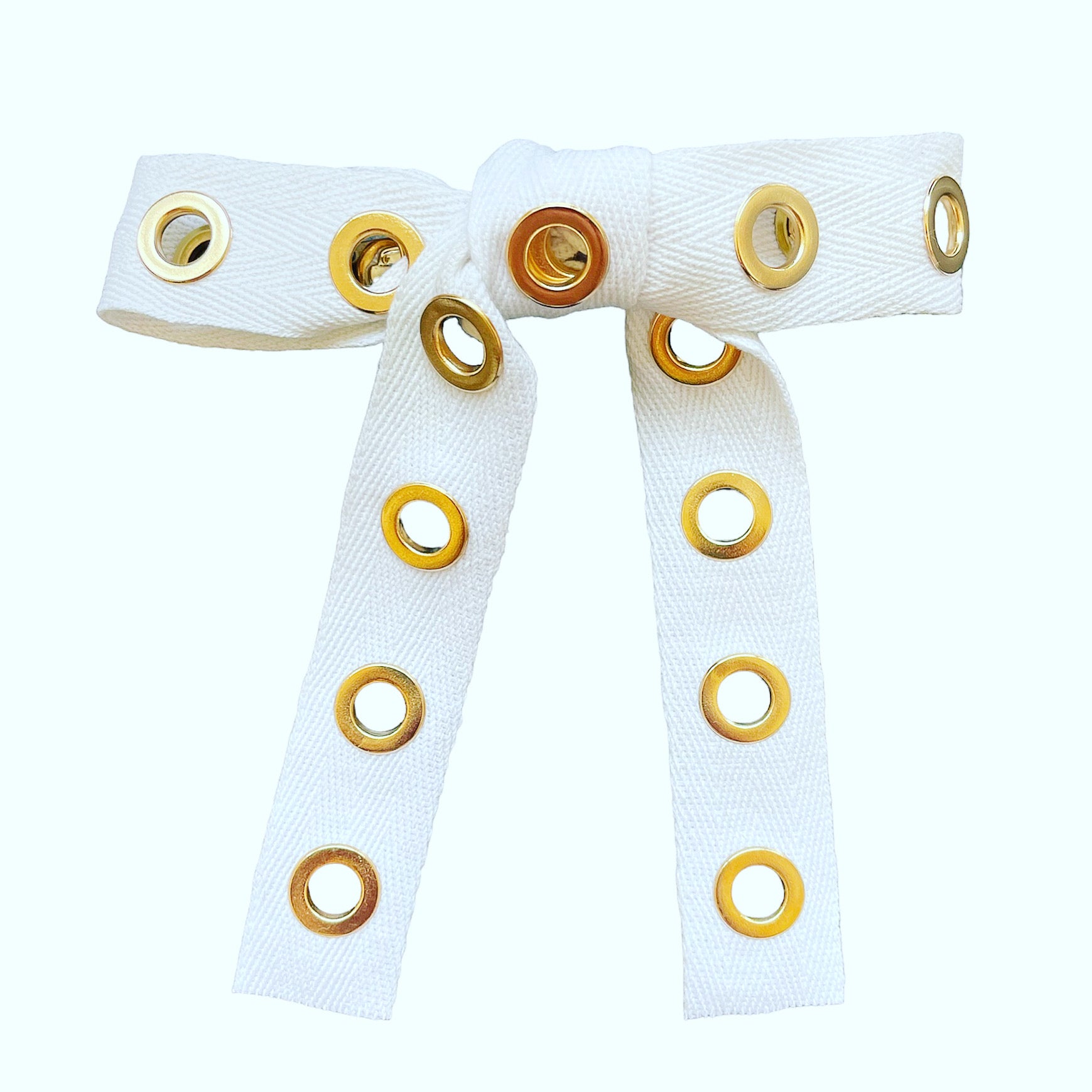 Grommet Bow Barrette