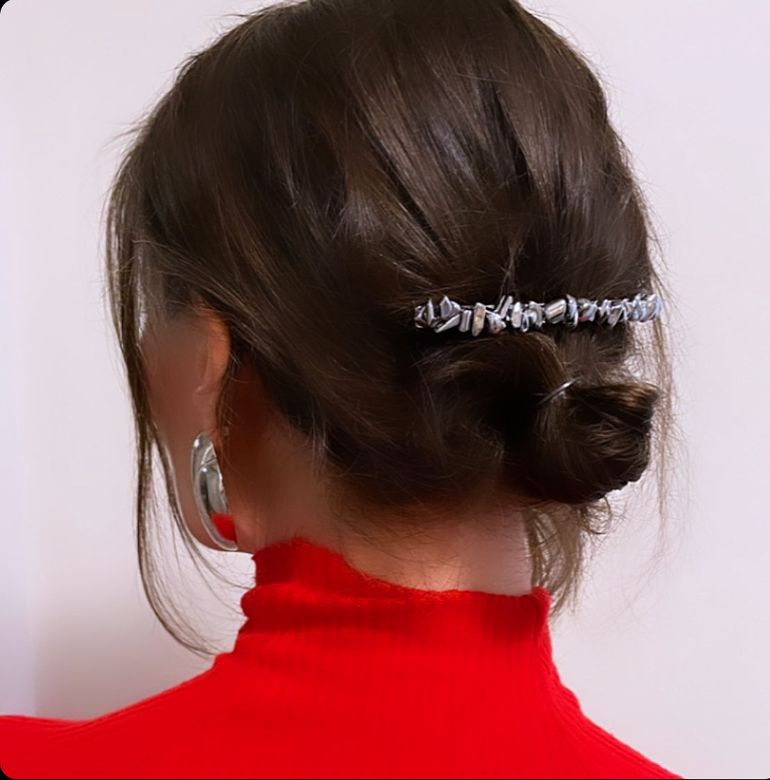 Gemstone Chip Barrette