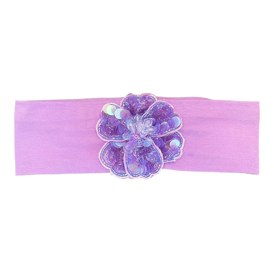 Sequin Rose Headwrap