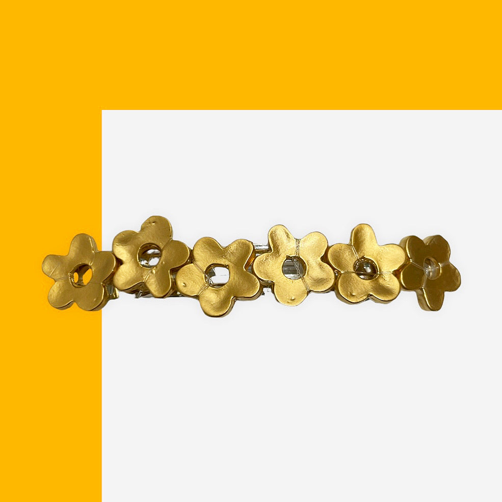Daisy Flower Charm Barrette