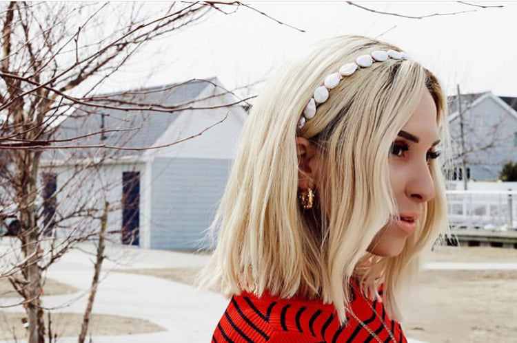 Moxie x Hettie “Ocean Pearl Headband”