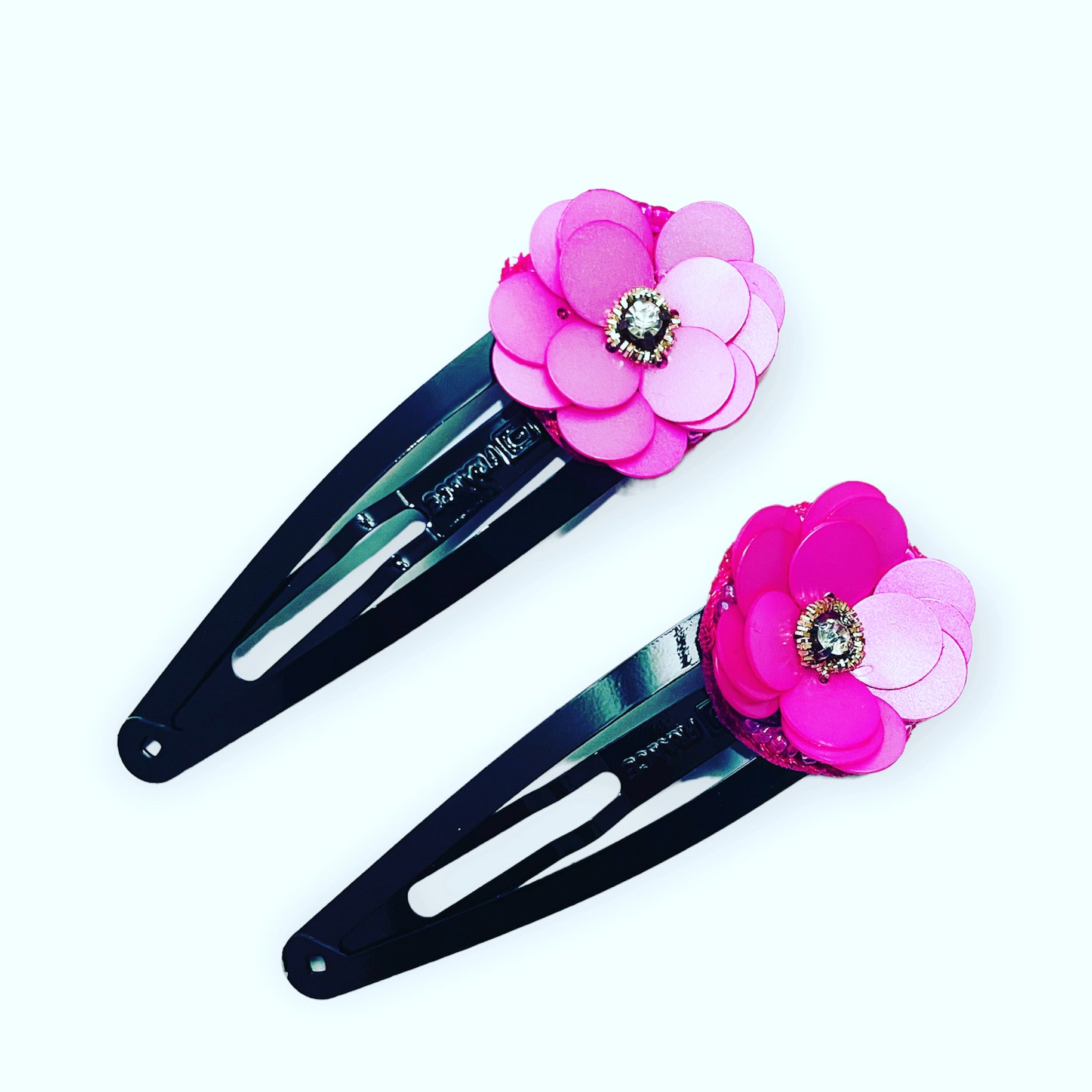 HETTIE x MOXIE Sequin Flower Snap Clip Set