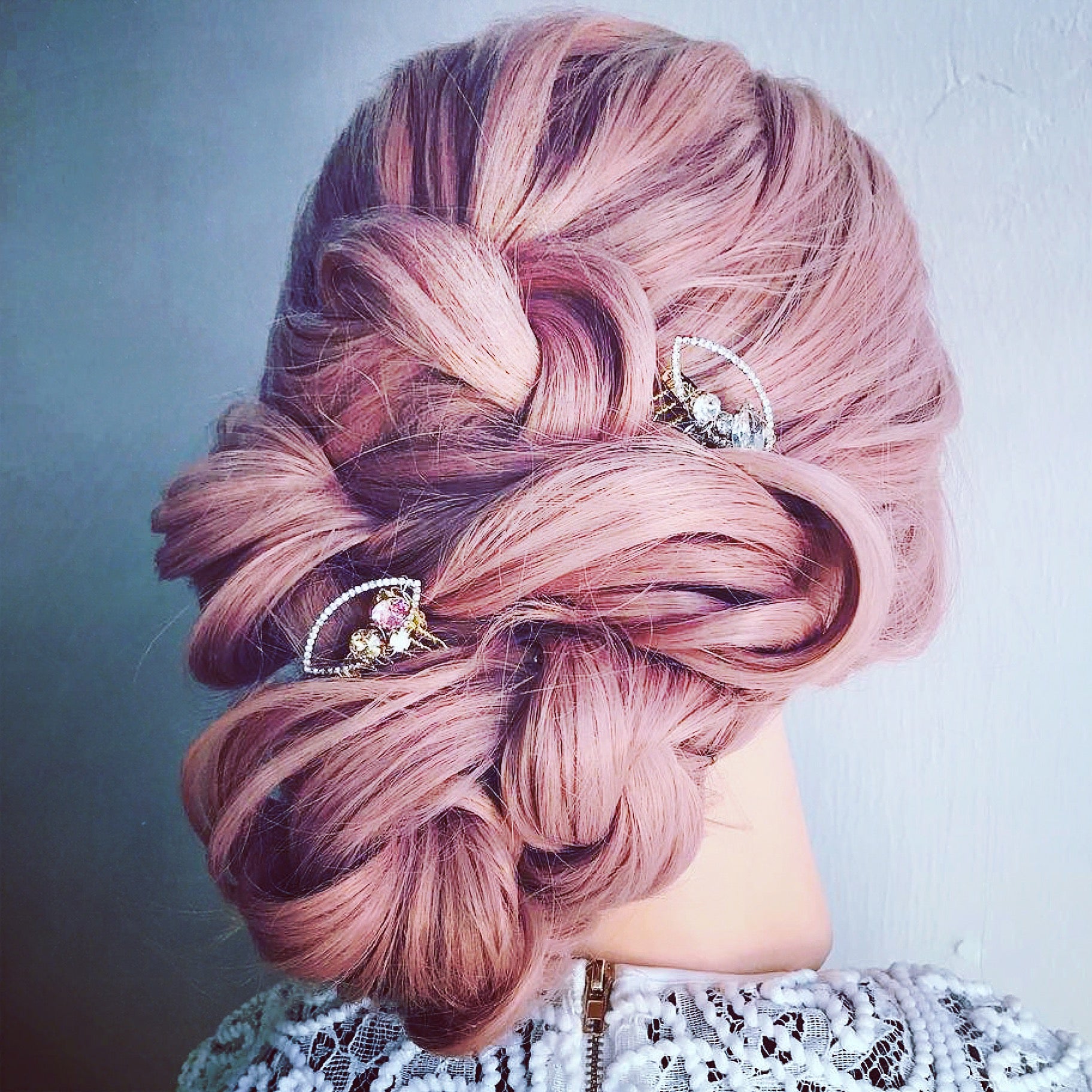 Crystal Teardrop Comb