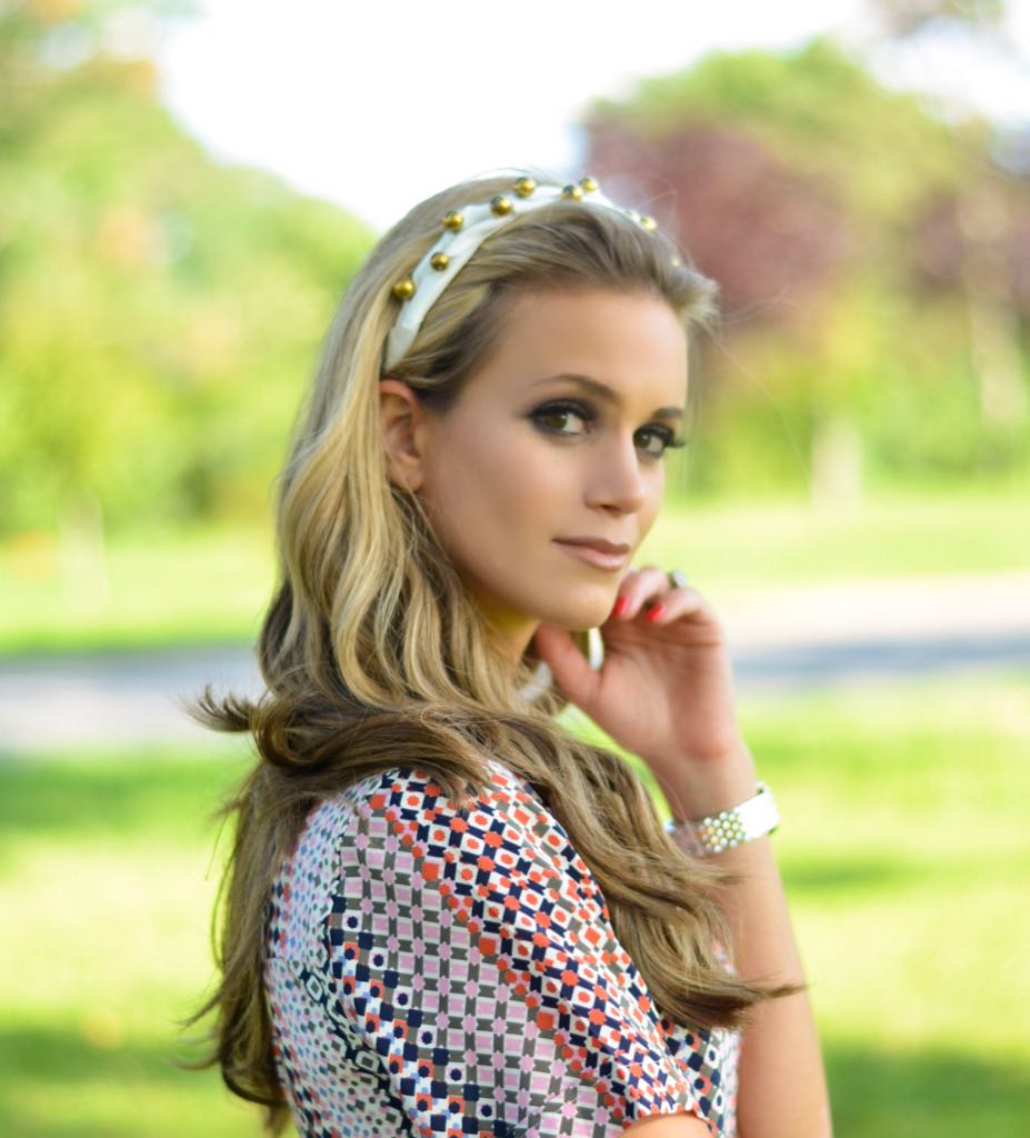 Grosgrain Jeweled Headpiece