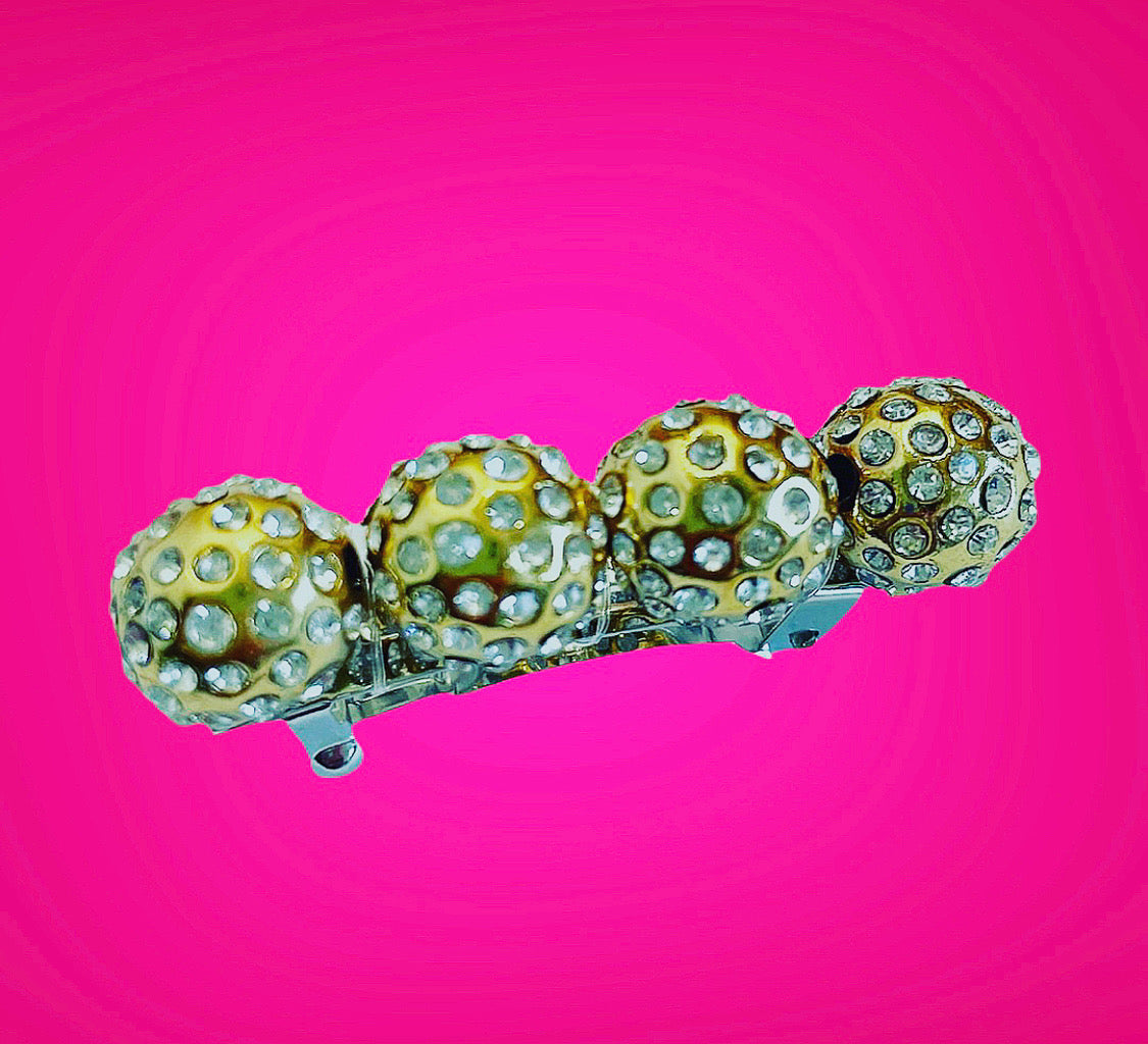 Crystal Bauble Barrette