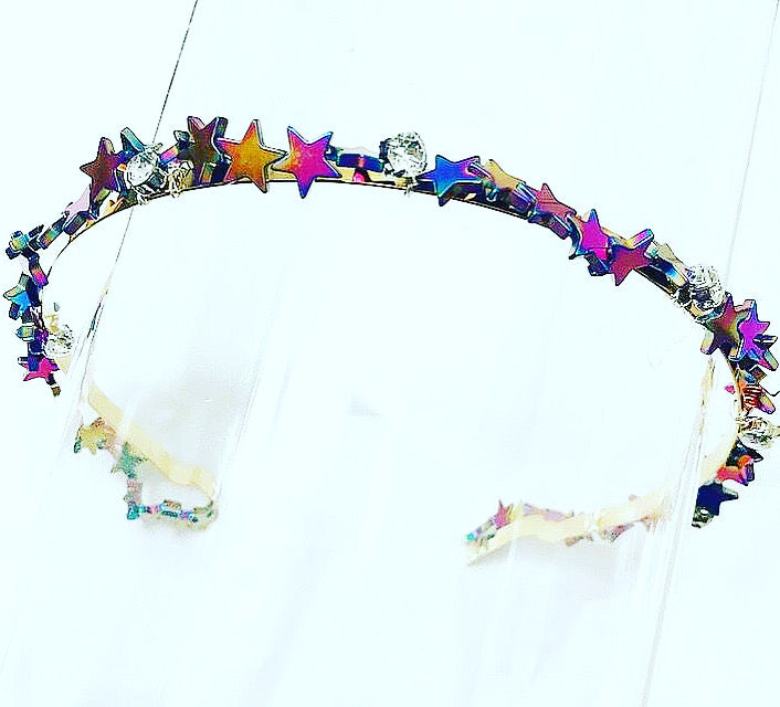 Rainbow Stars Crystal Crown