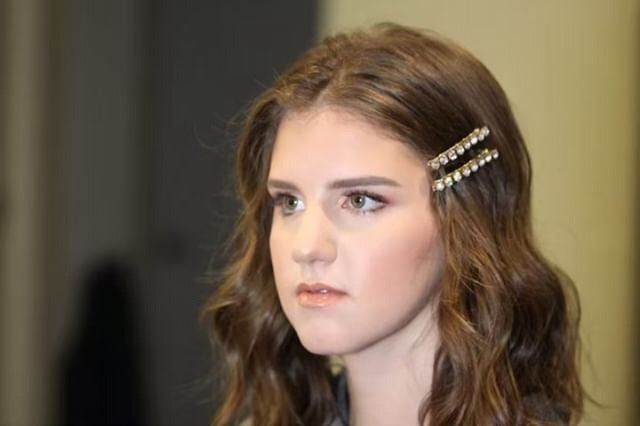 Swarovski Chain Barrette