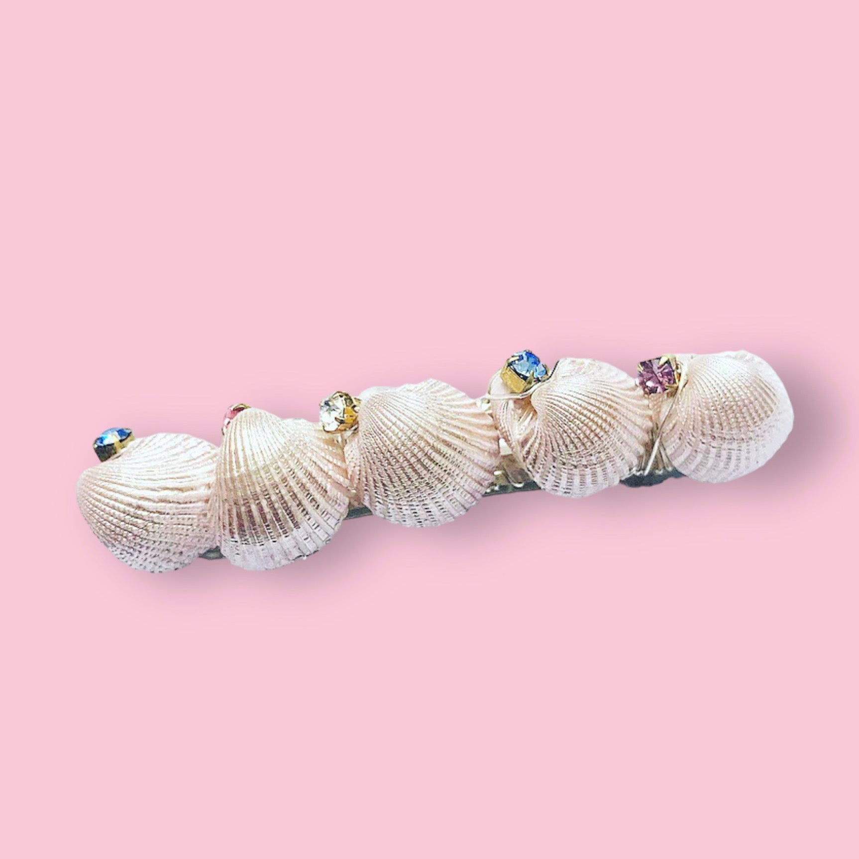Crystal Shell Barrette