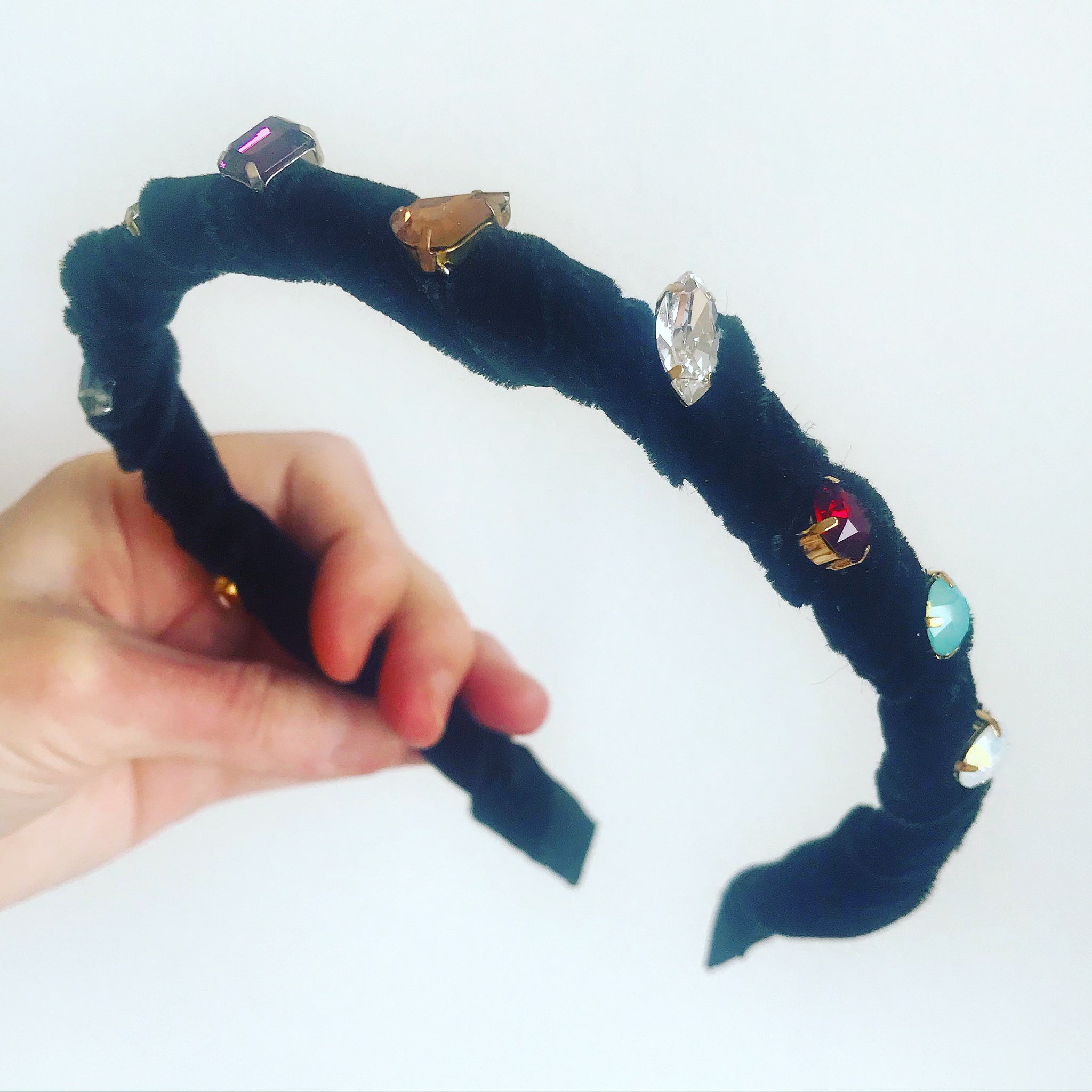 Crystal Velvet Crown