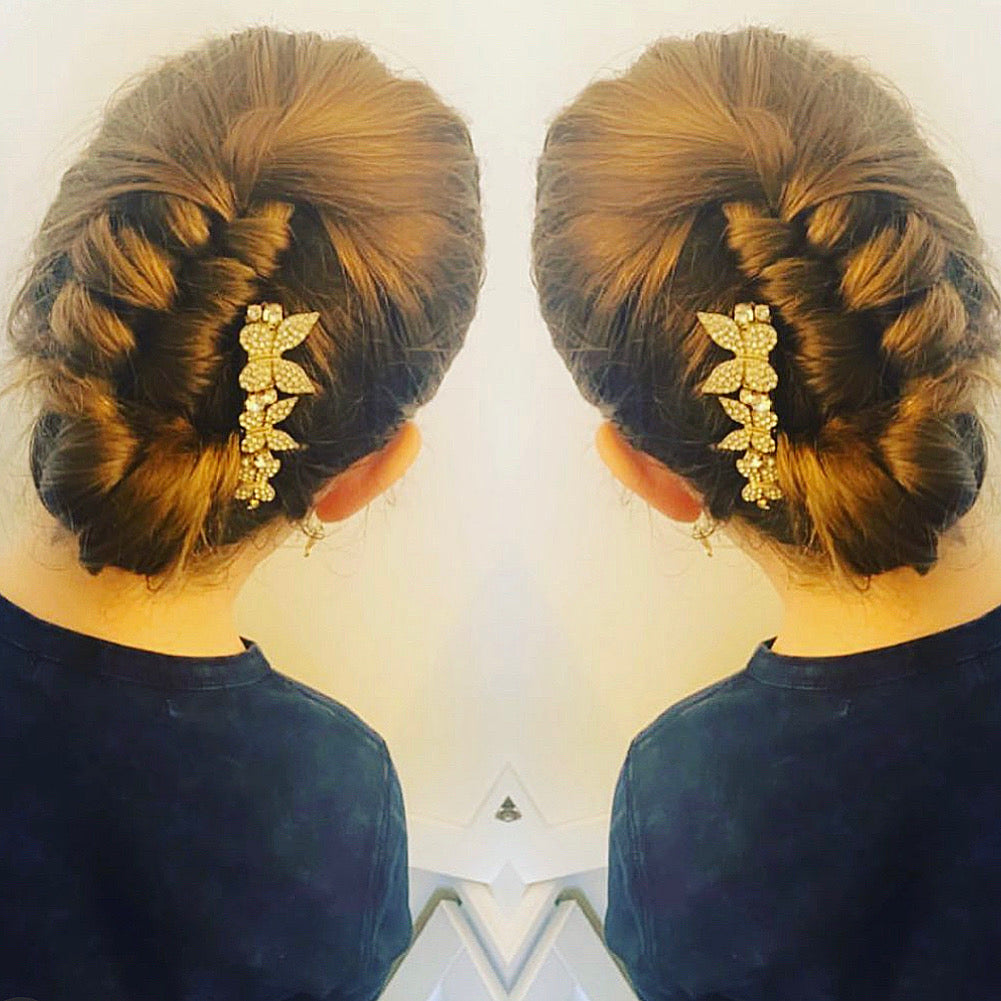 Crystal Butterfly Barrette