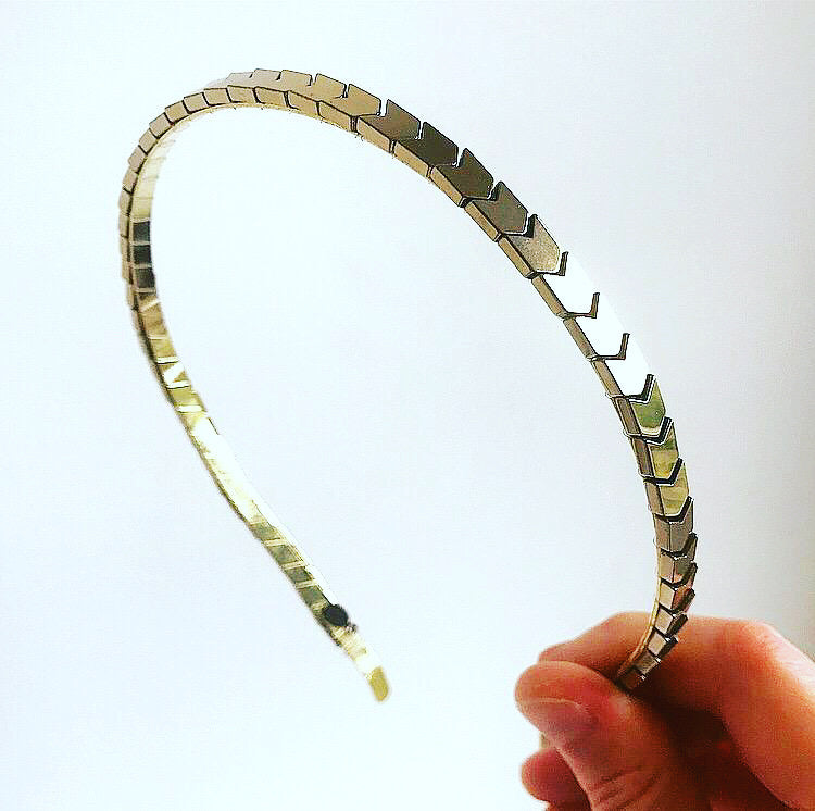 Gold Chevron Headband