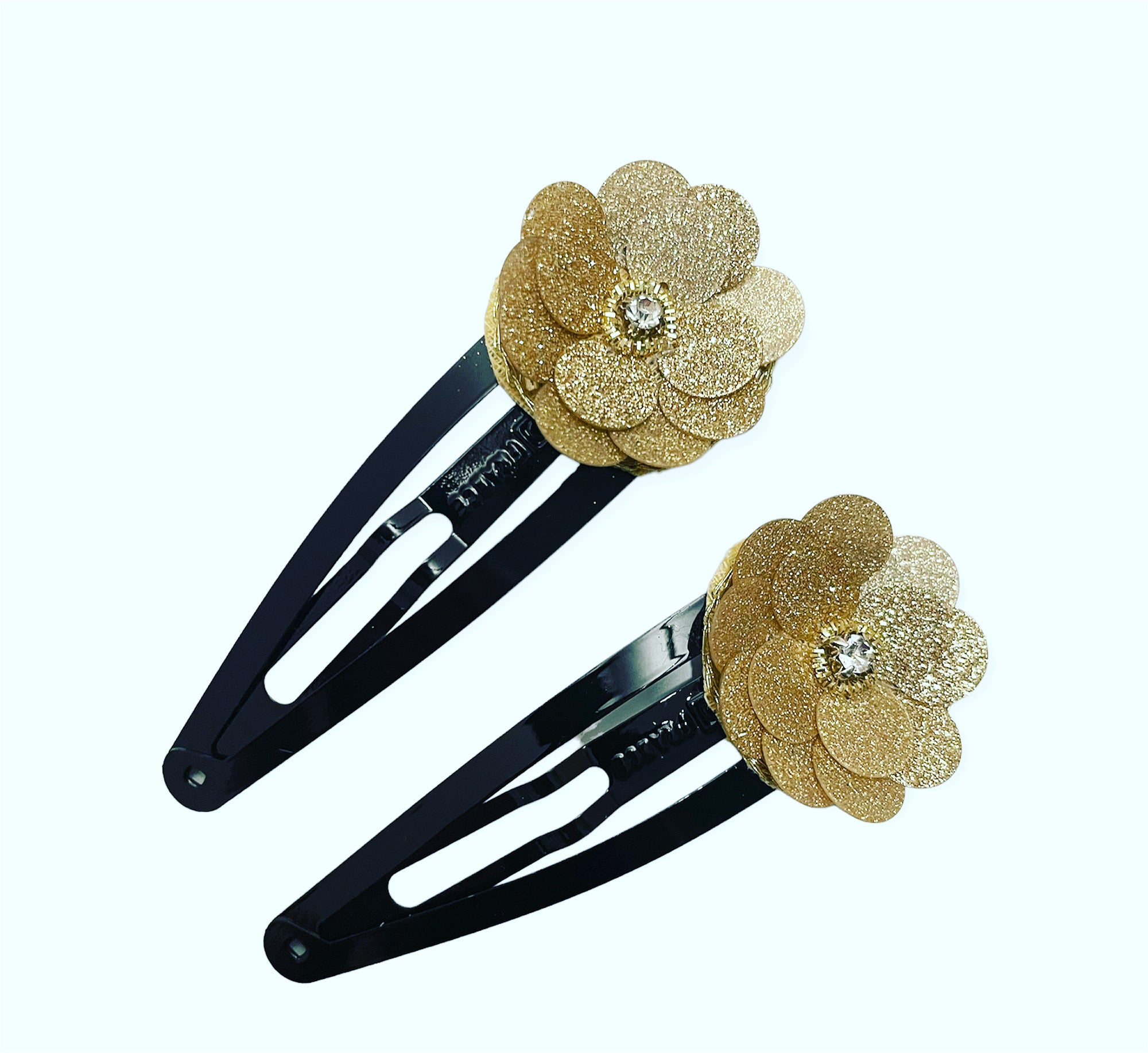 HETTIE x MOXIE Sequin Flower Snap Clip Set