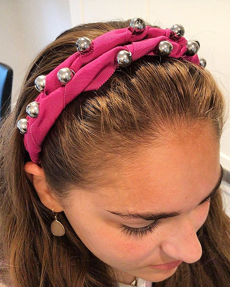 Grosgrain Jeweled Headpiece