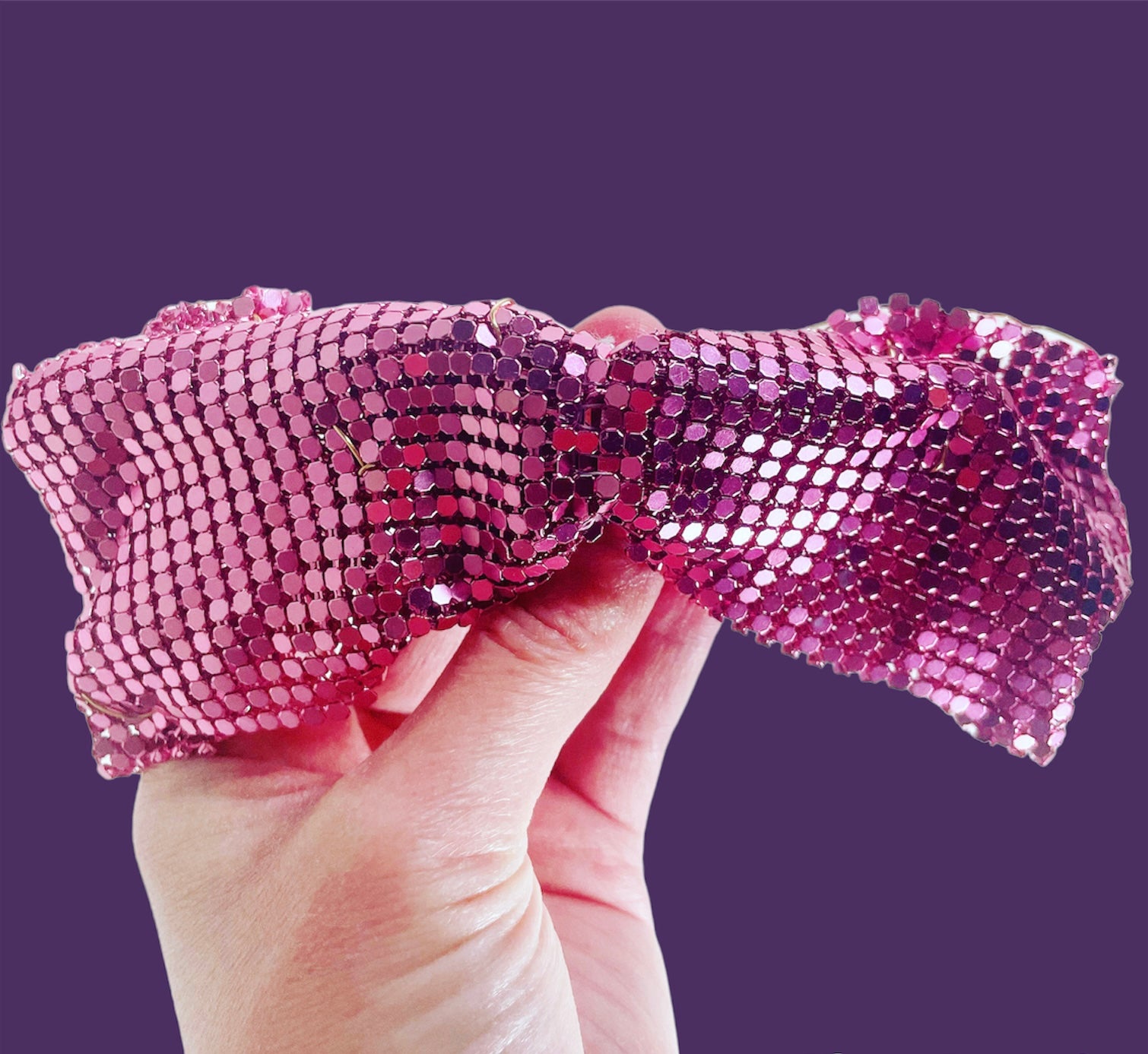 Chainmail Bow Barrette