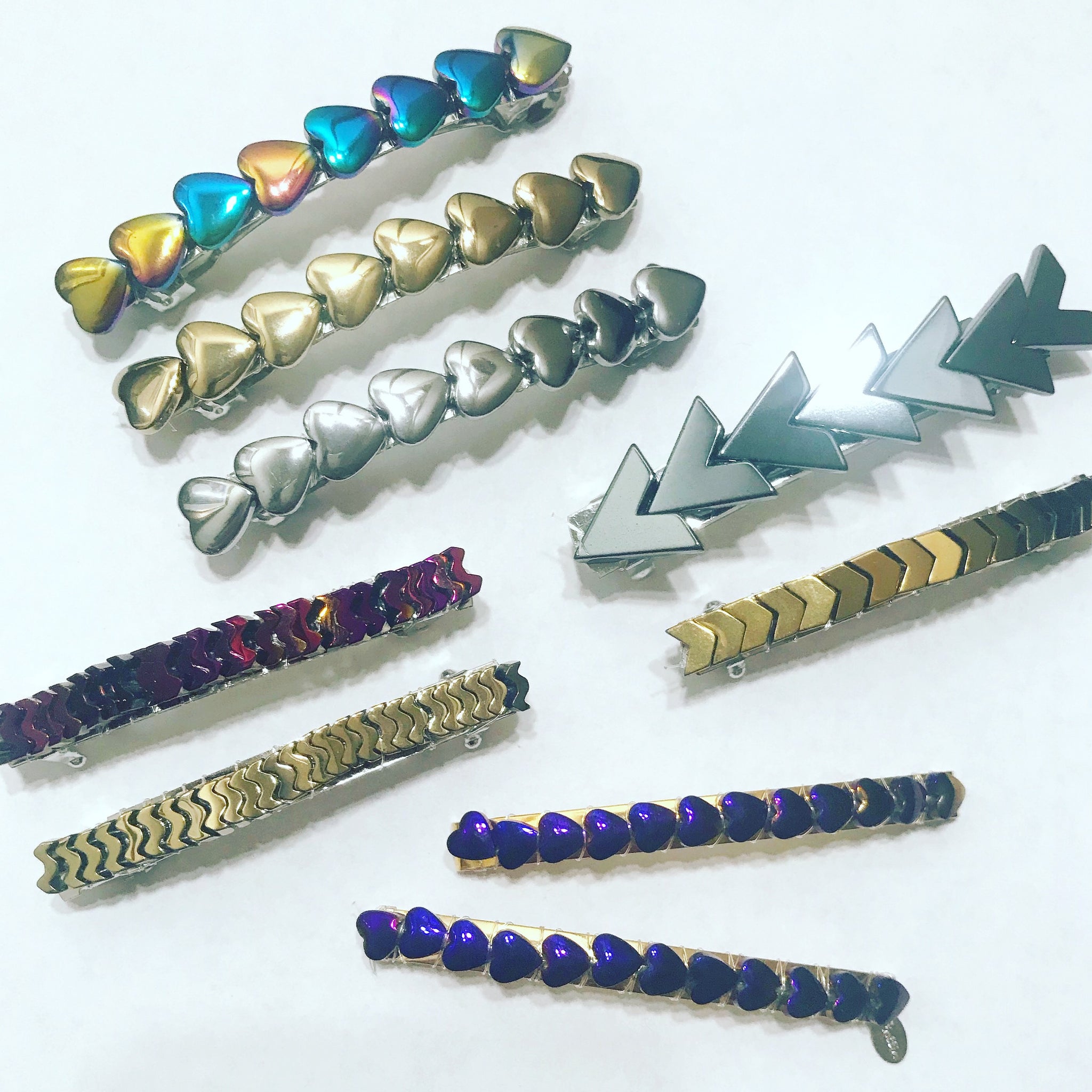 Metal Chevron Clip Set