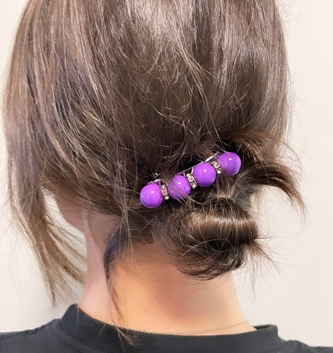 Mini Bauble Crystal Barrette