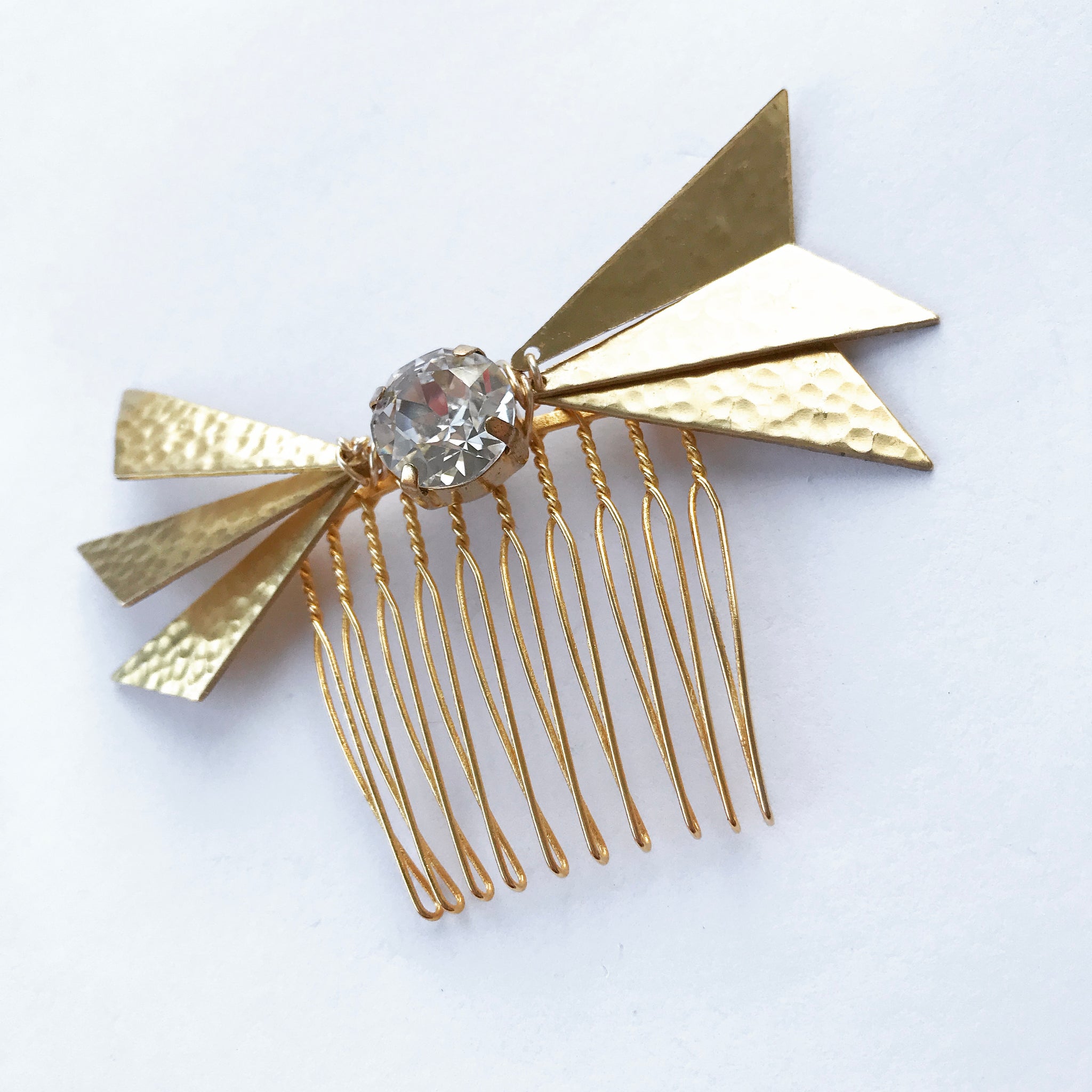 Geometric Crystal Bow Comb