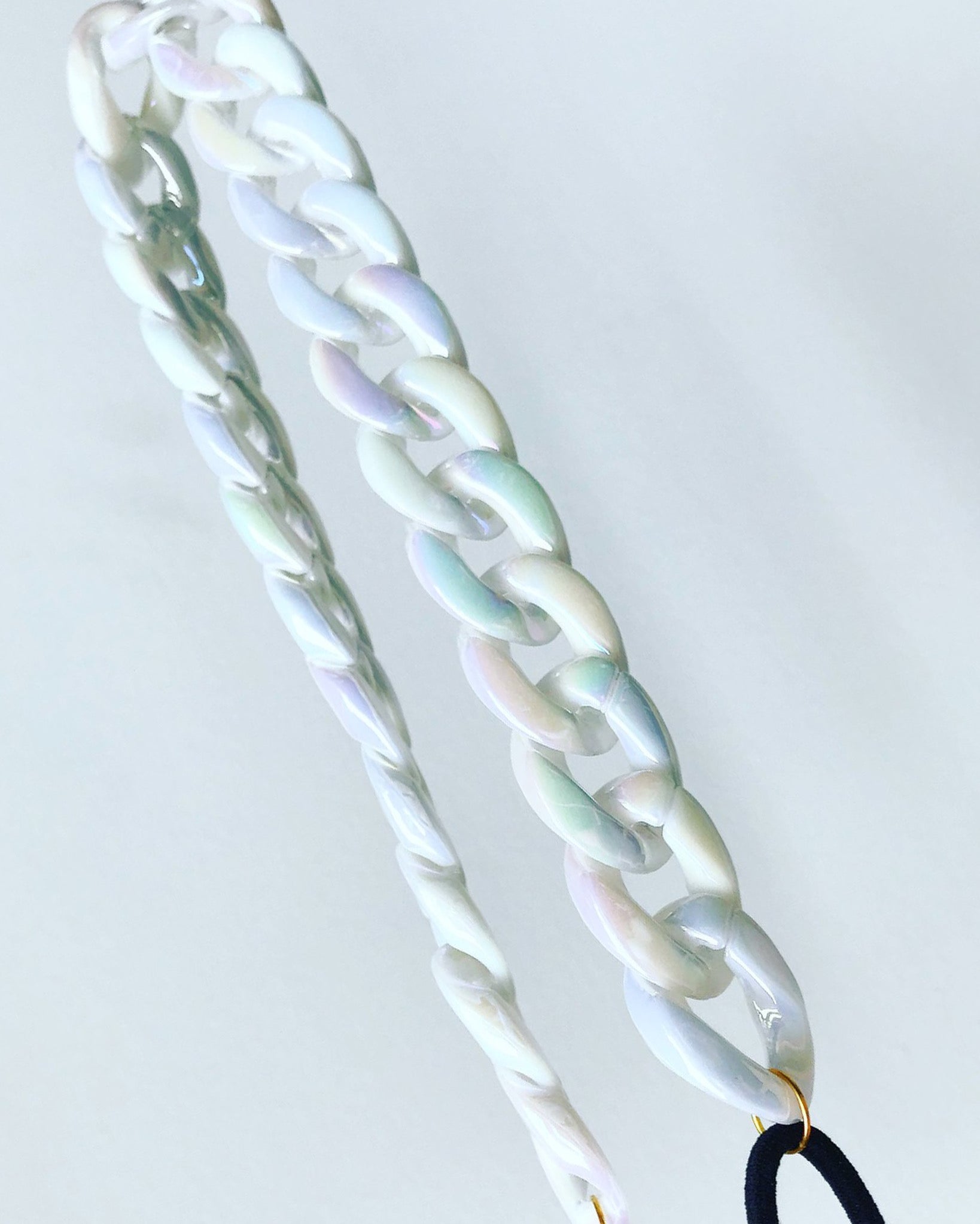 Lucite Chain Elastic Headband