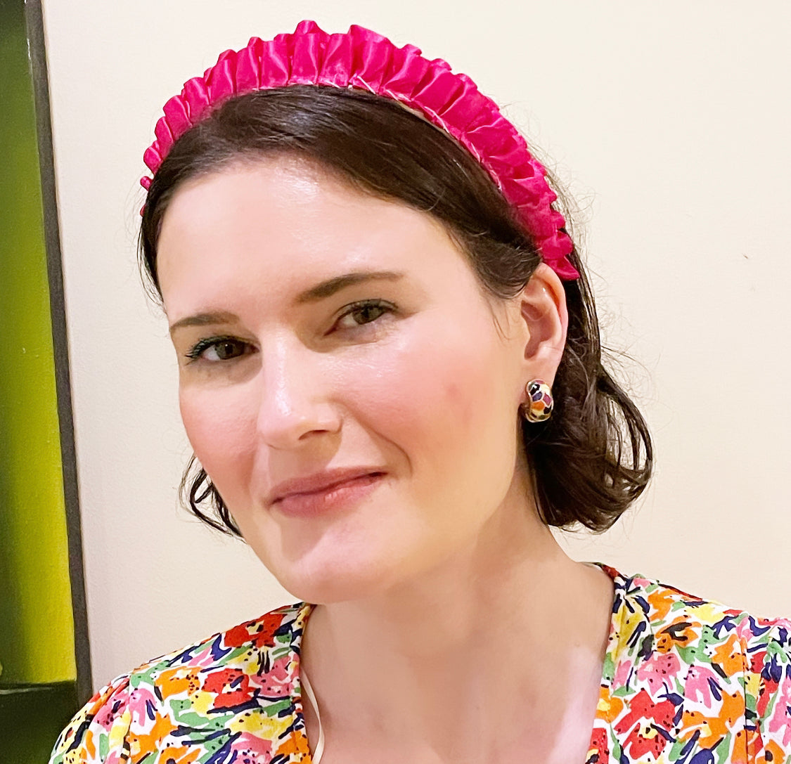 Satin Ruffle Crown
