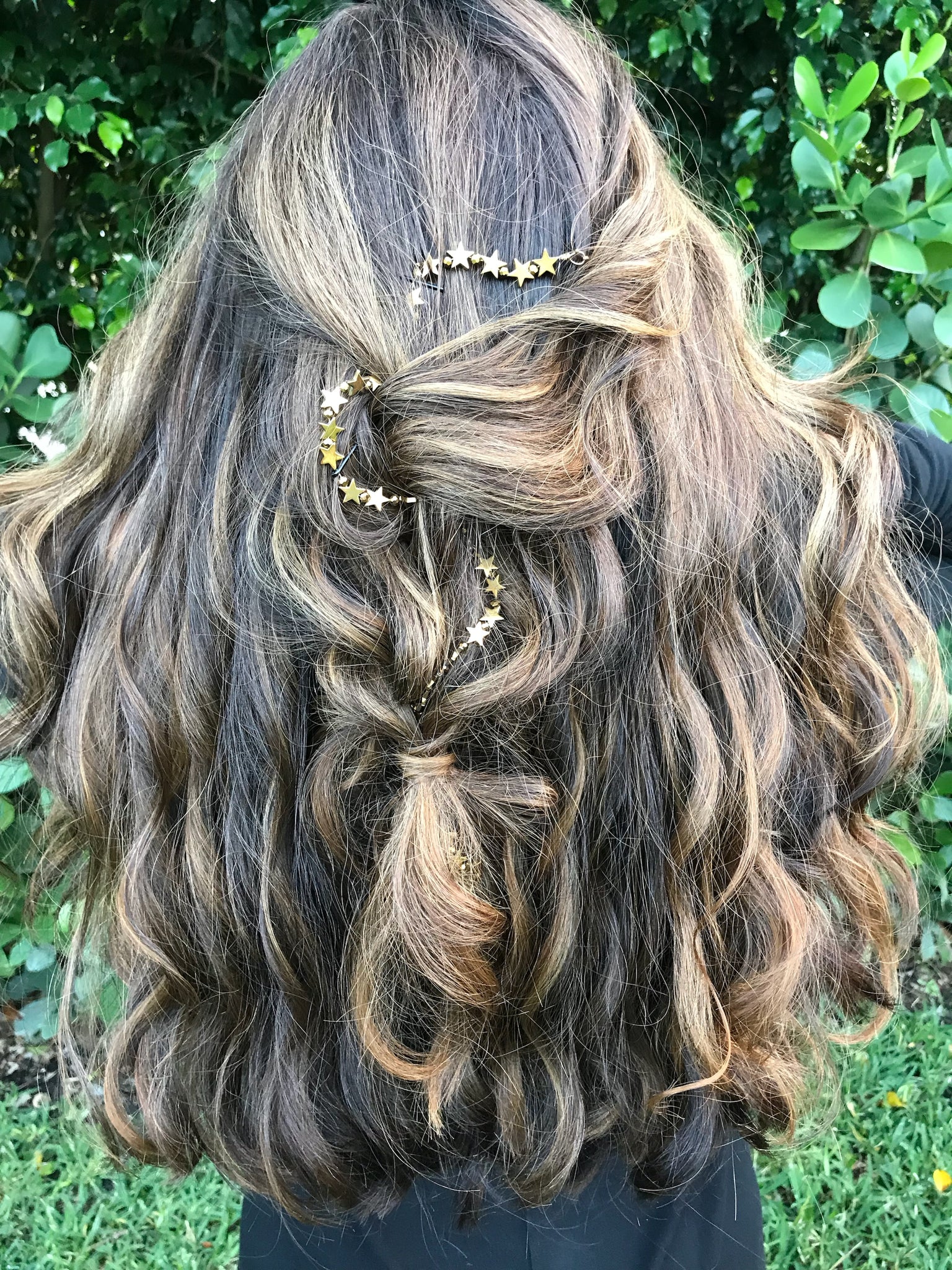 Metal Star Beaded Headpiece