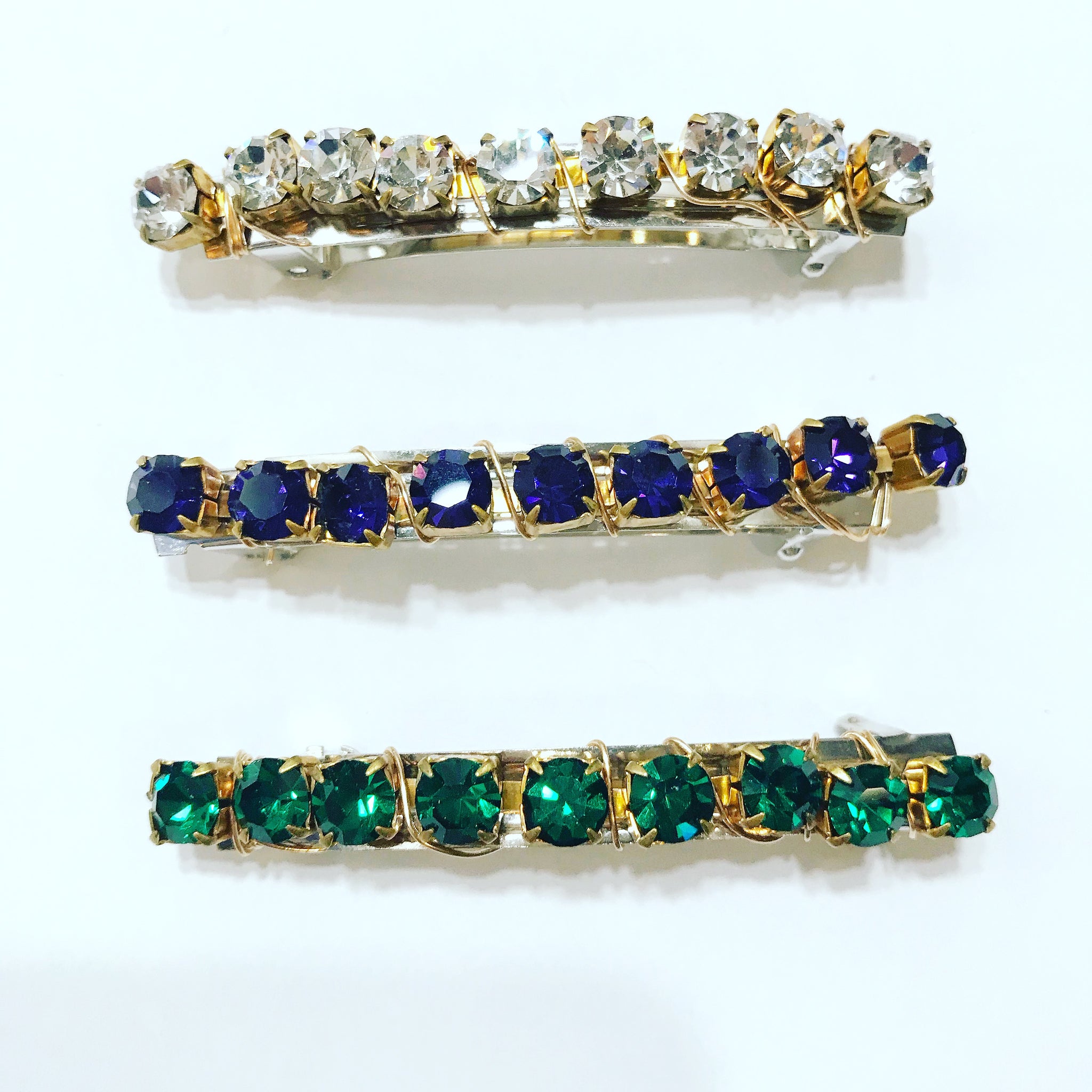 Swarovski Chain Barrette