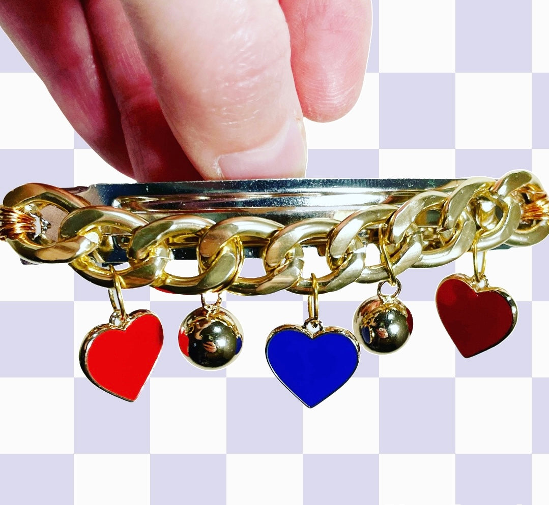 Hanging Chain Barrette