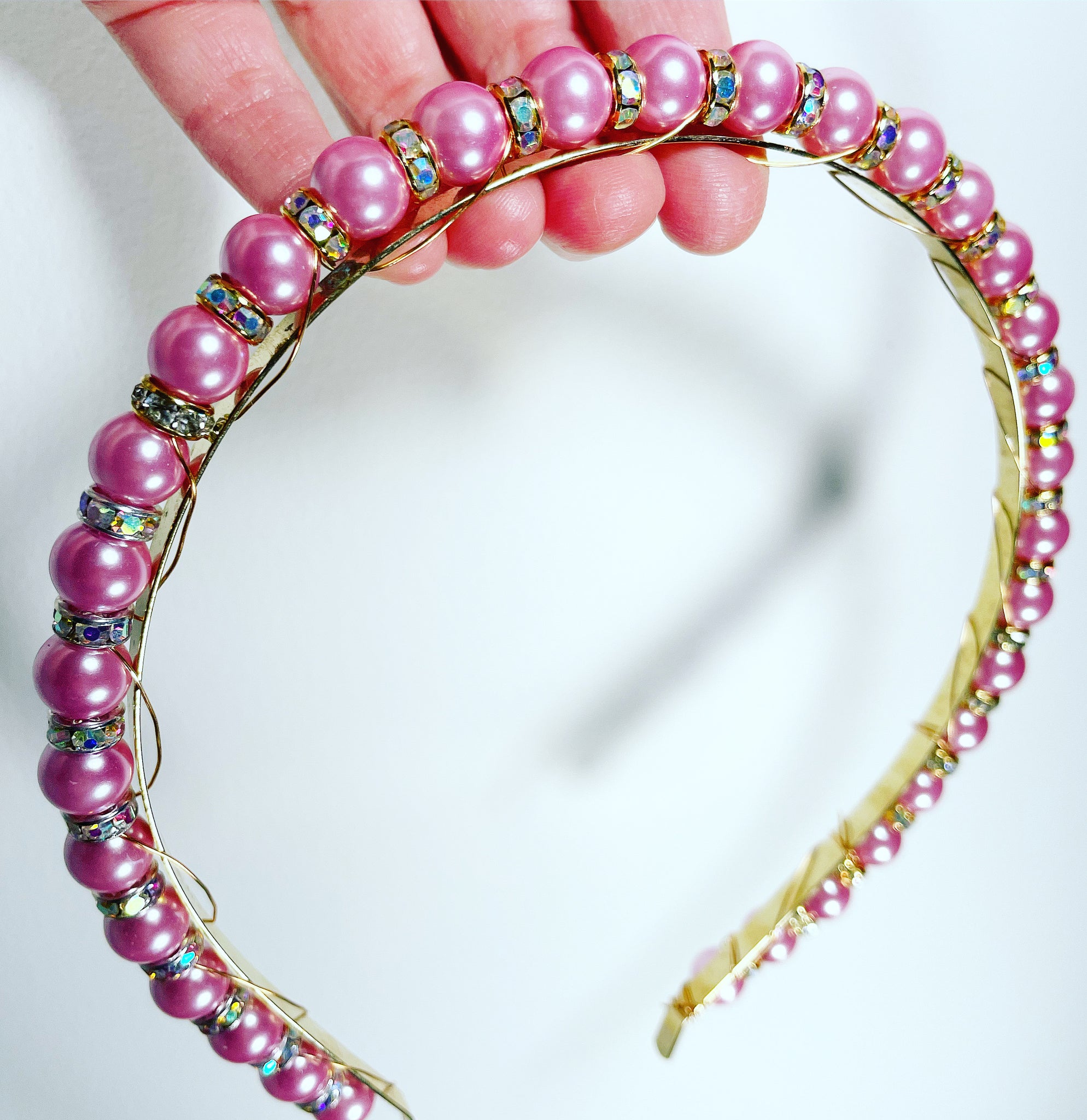 Bejeweled Pearl Crown