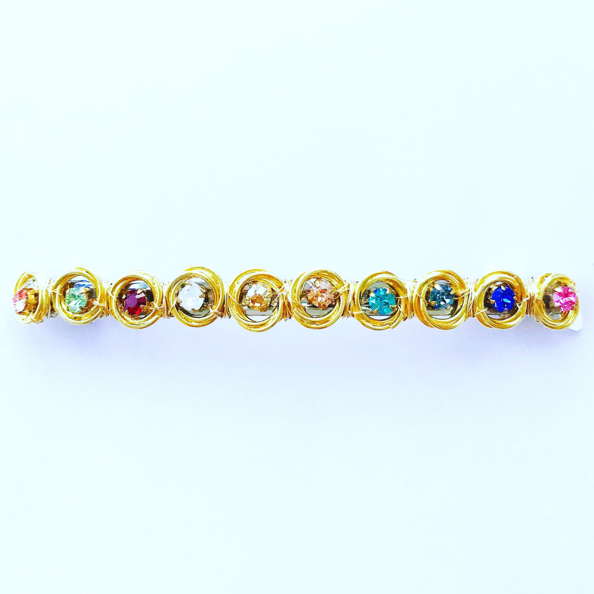 Crystal Love Knot Barrette