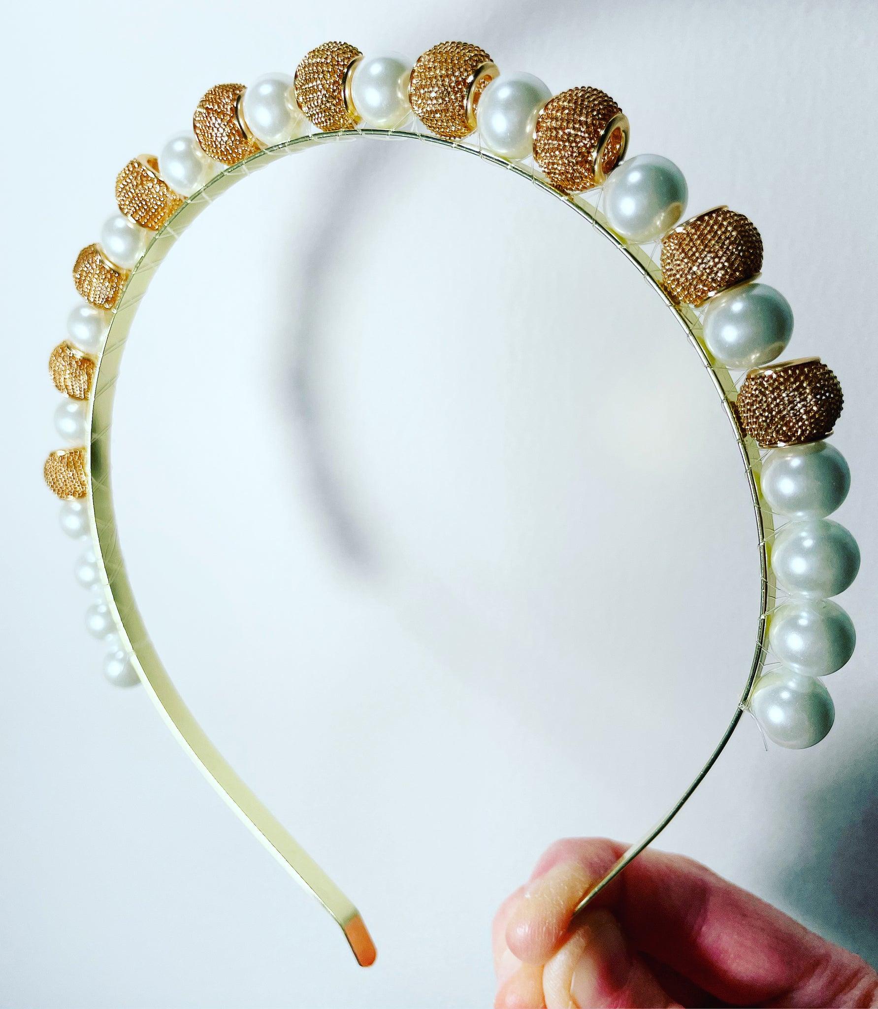 Mesh Pearl Crown