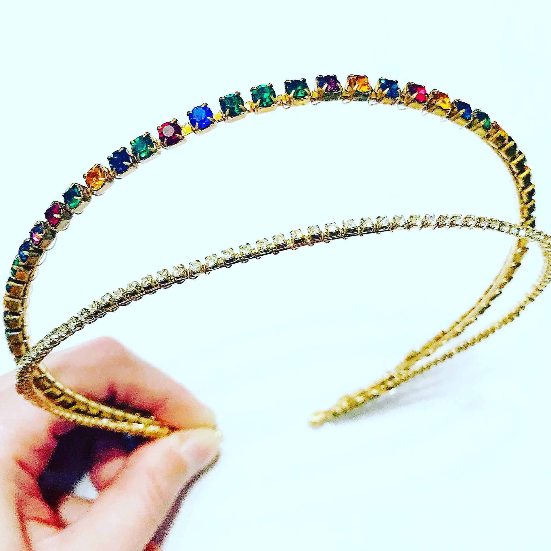 Rainbow Crystal Headpiece