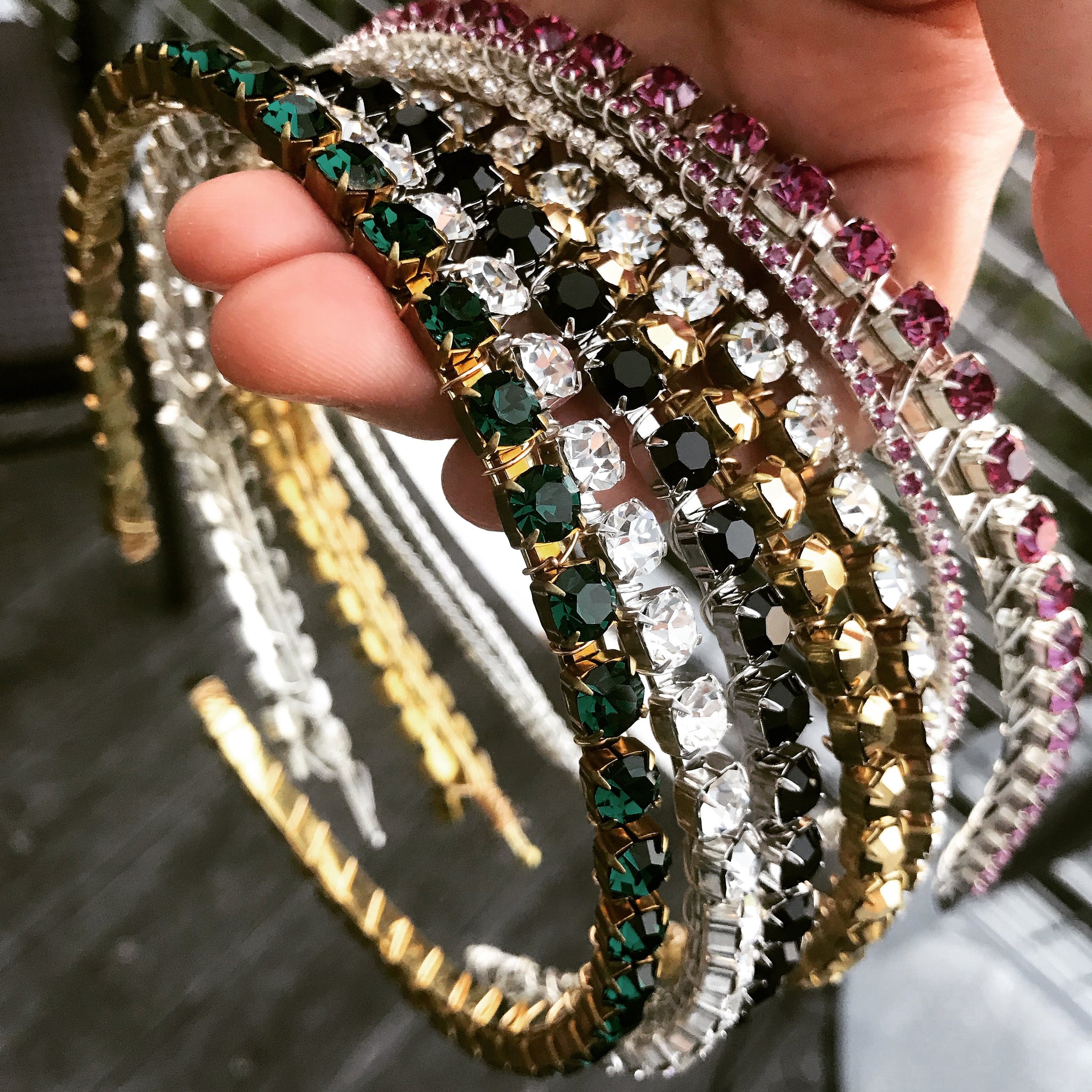 Crystal Chain Headpiece