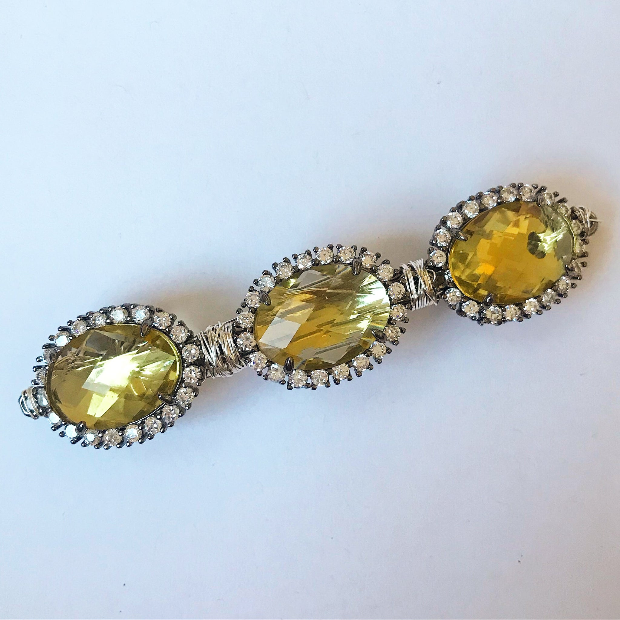 Crystal Gemstone Barrette