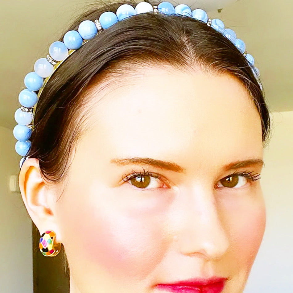 Agate Gemstone Crystal Crown