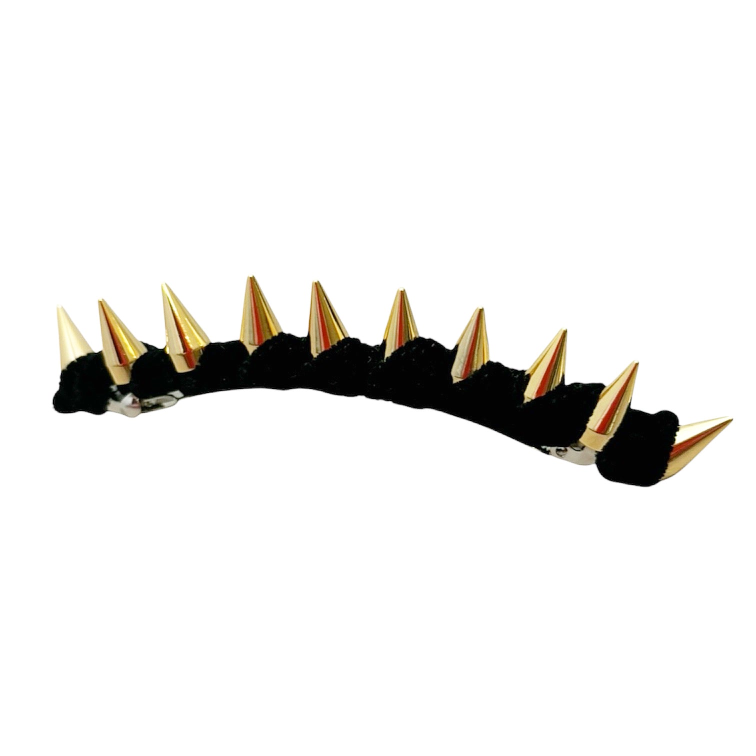 Velvet Spike Barrette