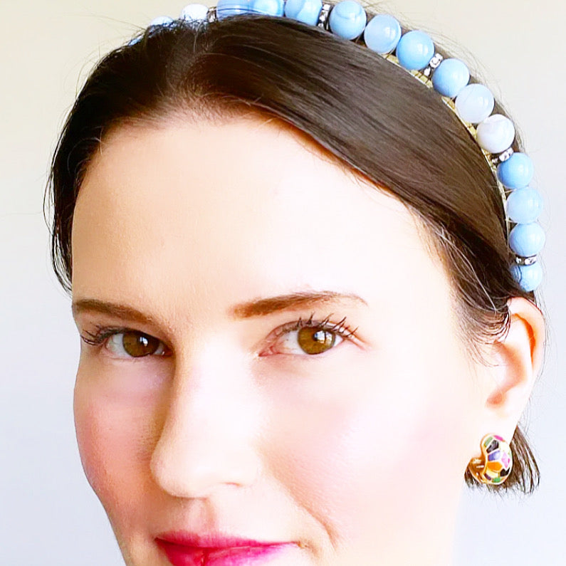 Agate Gemstone Crystal Crown