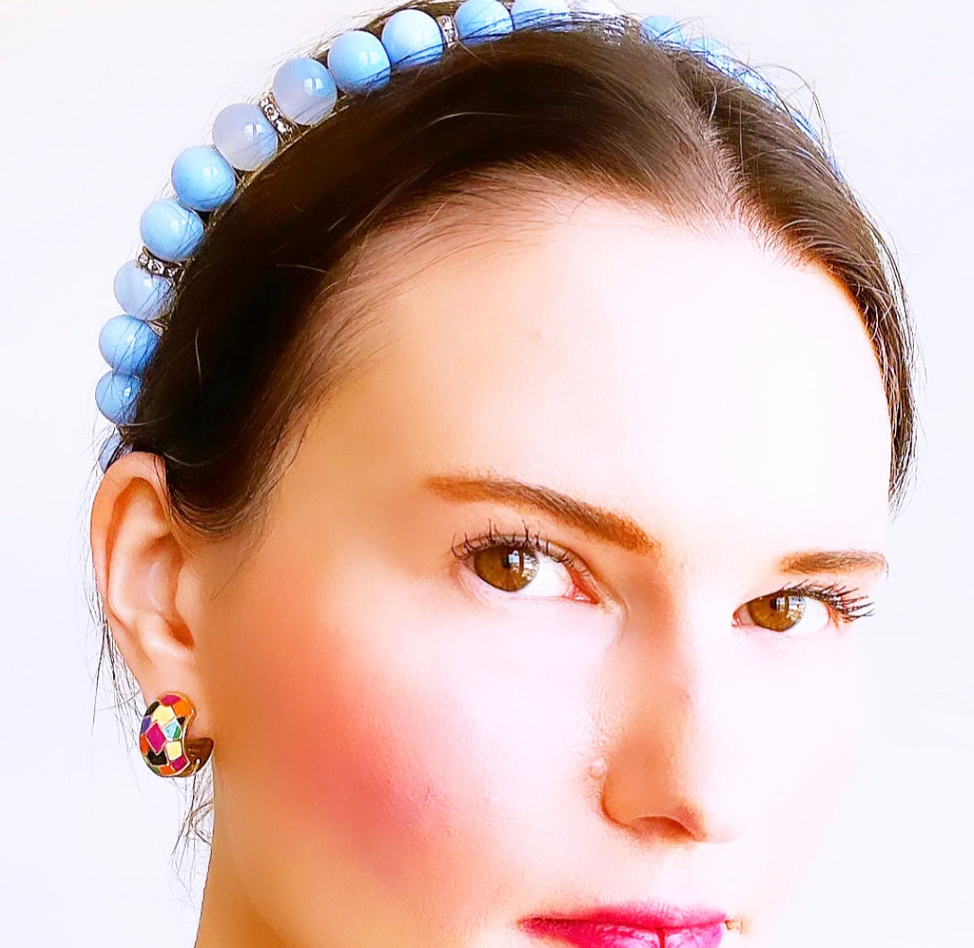 Agate Gemstone Crystal Crown
