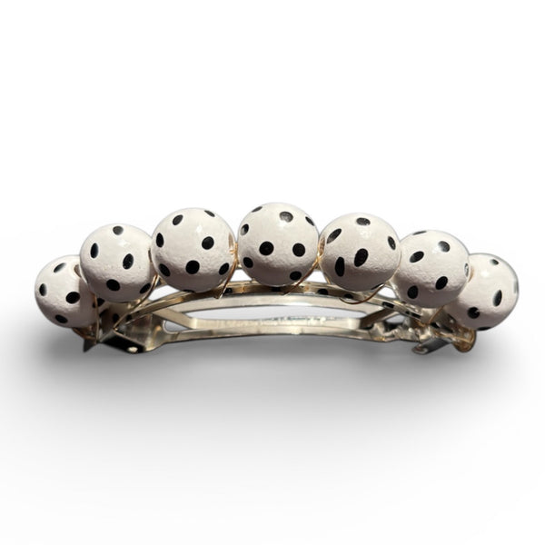 Polka Dot Cuff Barrette
