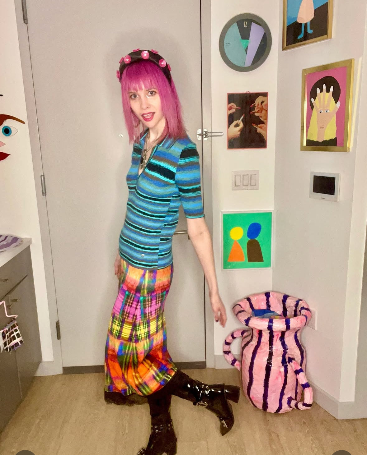 HETTIE x MOXIE Sequin Flower Padded Headband