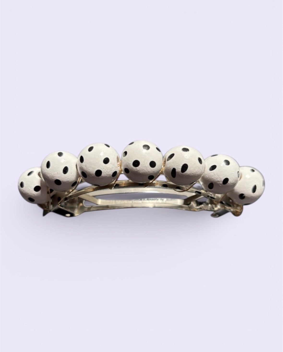 Polka Dot Cuff Barrette