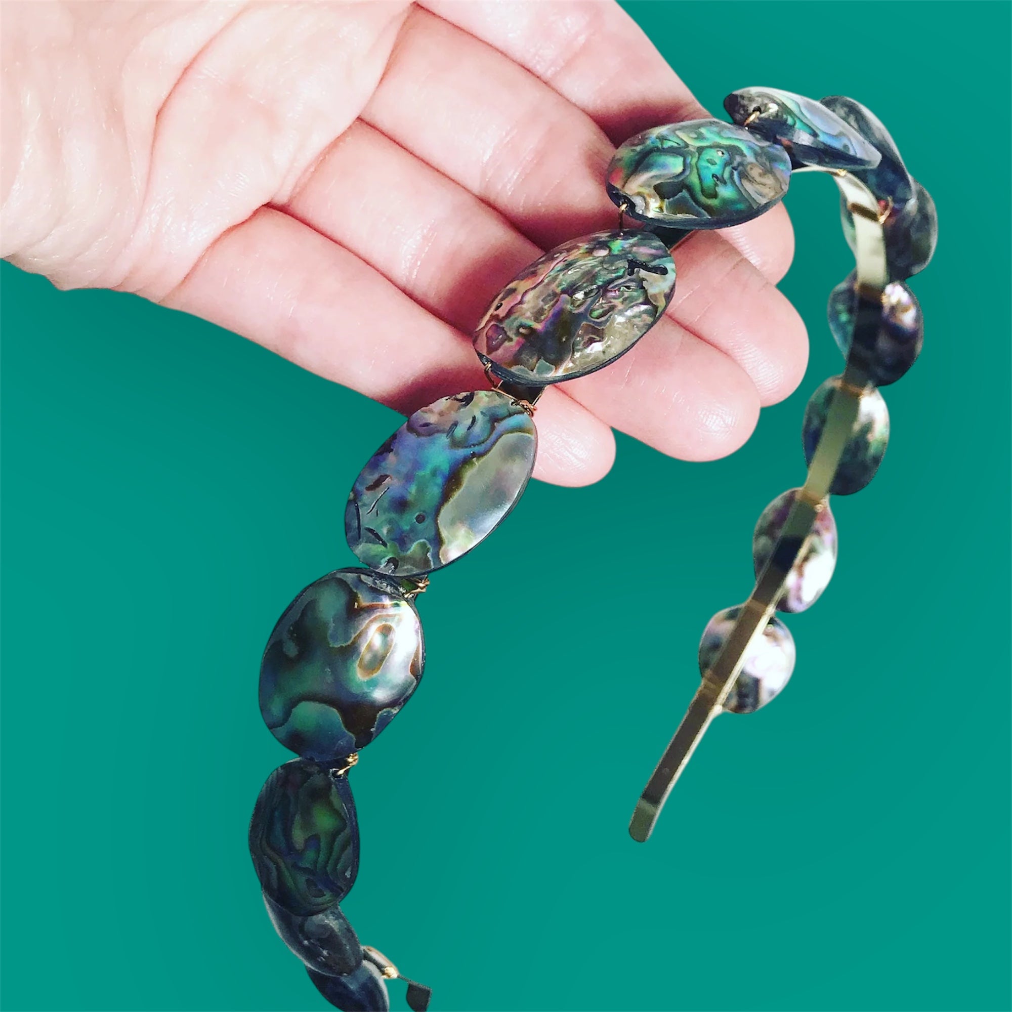 Abalone Shell Headband