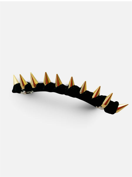 Velvet Spike Barrette