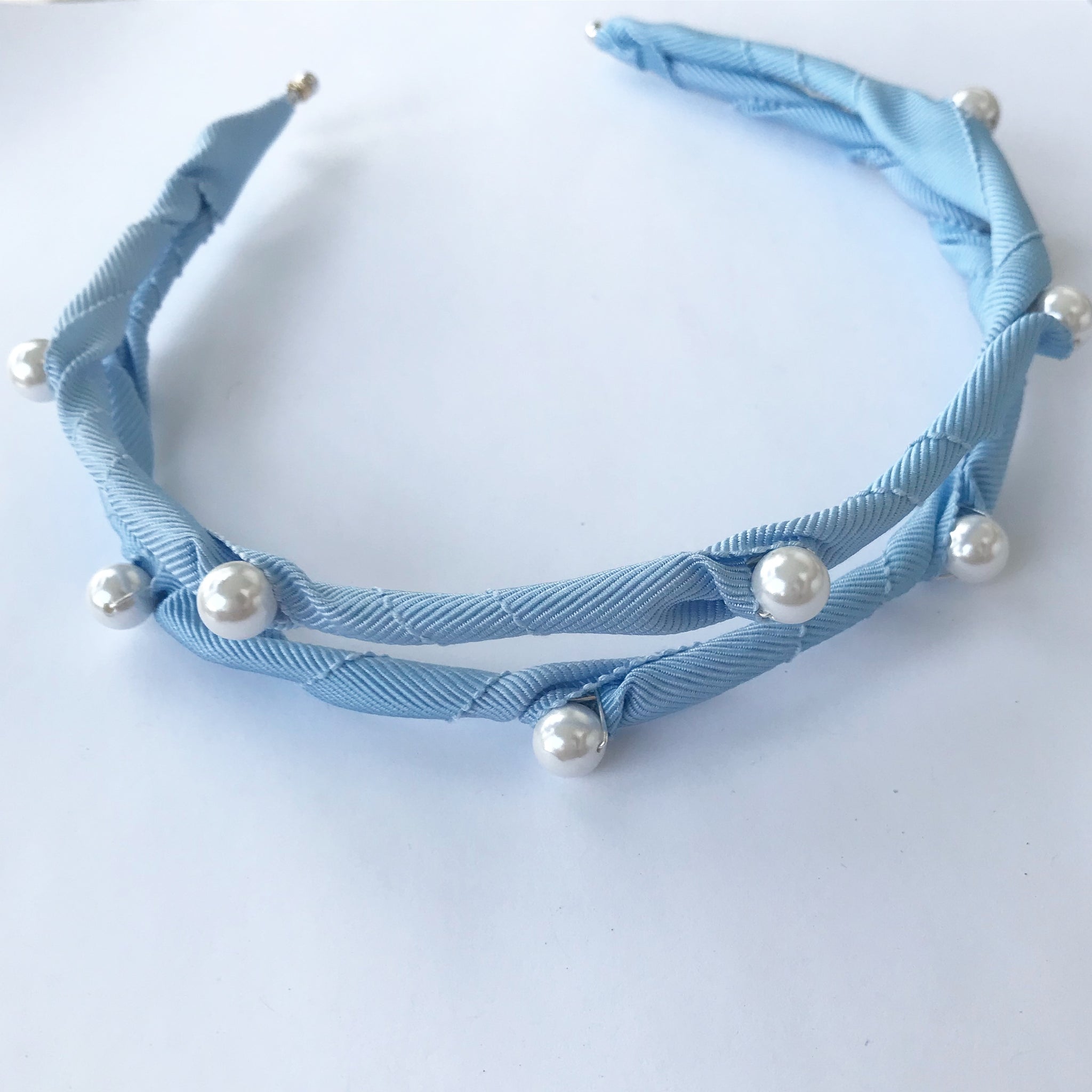 Ribbon Pearl Headpiece