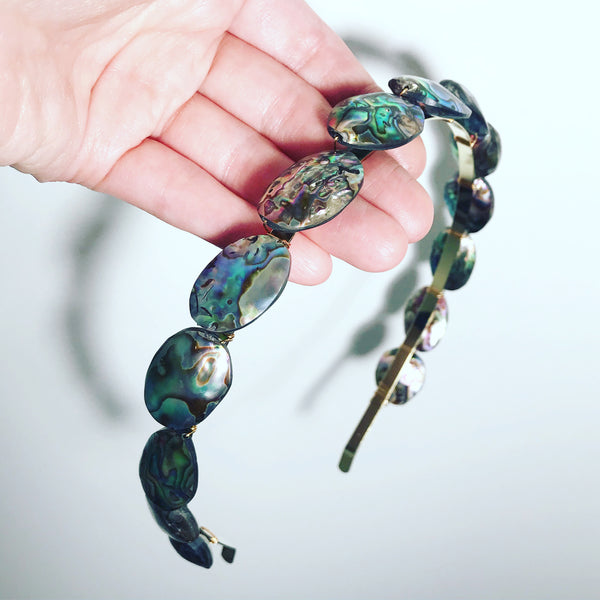 Abalone Shell Headband