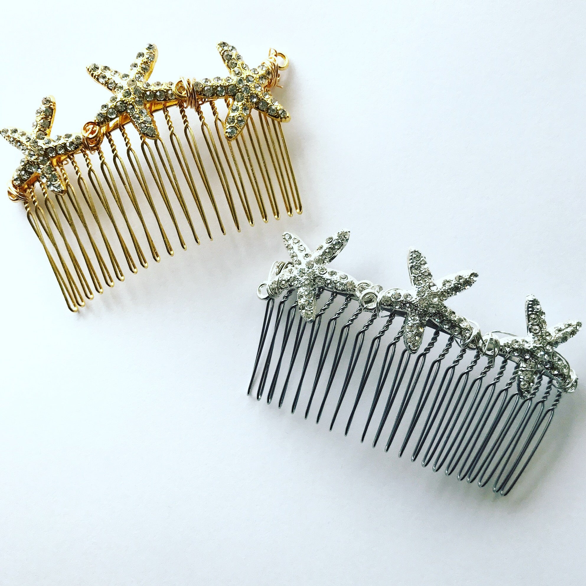 Crystal Starfish Comb