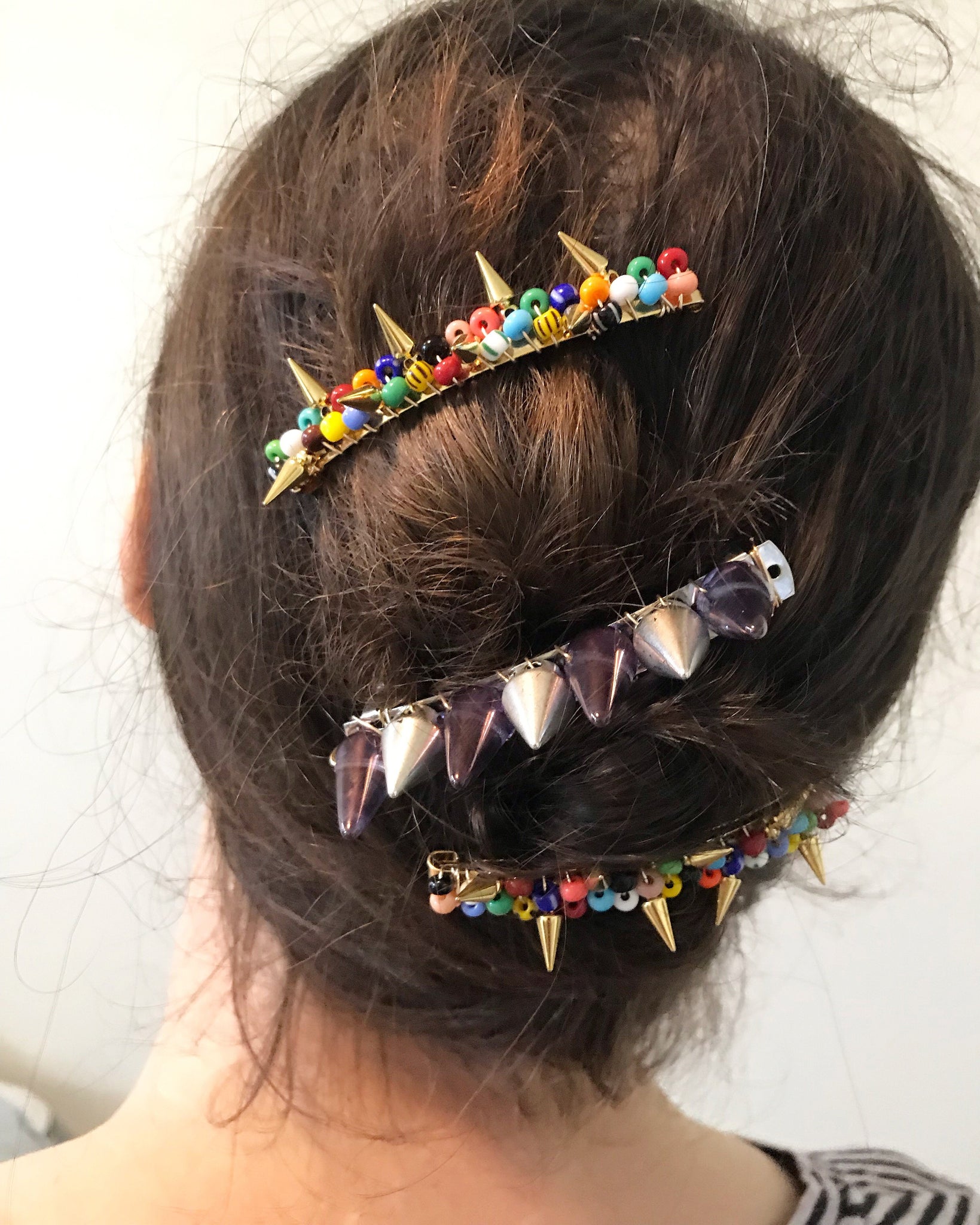 Multi-Color Spike Hair Pin Set